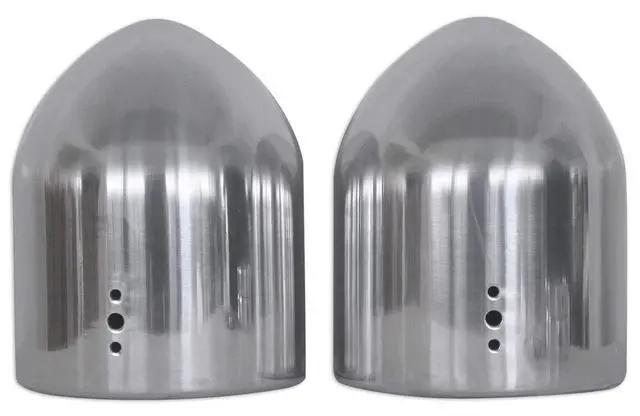 Alt view image 3 of 5 - MAC65S 6.5" Polished Aluminum Wakeboard Pods with RWBC Covers | 6061 Aluminum, Fits 2"-2.5" Towers, Internal Wiring, Waterproof, 2 MAC65S Pod Enclosures, 2 RWBC Covers, Marine, 4-items