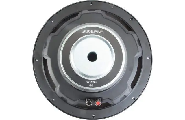 Alt view image 6 of 6 - W12S4 Dual 12" Rhino Coated Sub Box Fits 2002-2013 Chevy Avalanche | Sealed loaded enclosure installed subwoofer drivers, 500W RMS combined power, 4 Ohm interior-lined design, 12 inch size