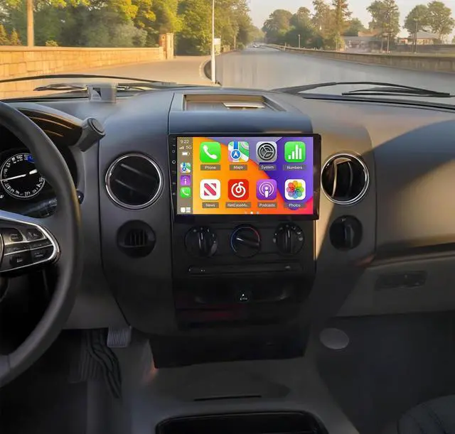Main image of Android 14 Double Din Car Stereo Radio for Ford F150/F250 2004-2014,10.1" Touchscreen Car Radio w/Wireless Carplay Android Auto GPS WiFi Bluetooth RDS DSP SWC Mic Backup Camera