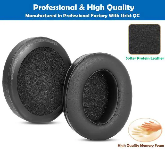 Alt view image 3 of 6 - Professional Replacement Earpads Cushion Compatible with Utaxo UT-BH001 BH001 Over-Ear Headphone Ear Pads with Skin-Friendly Leather and Memory Foam
