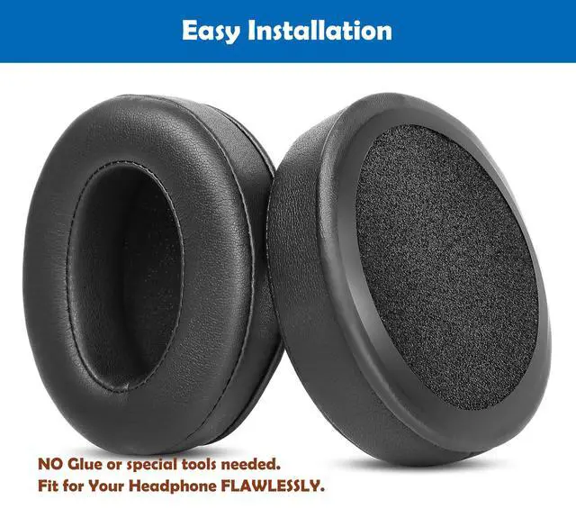 Alt view image 4 of 6 - Professional Replacement Earpads Cushion Compatible with Utaxo UT-BH001 BH001 Over-Ear Headphone Ear Pads with Skin-Friendly Leather and Memory Foam