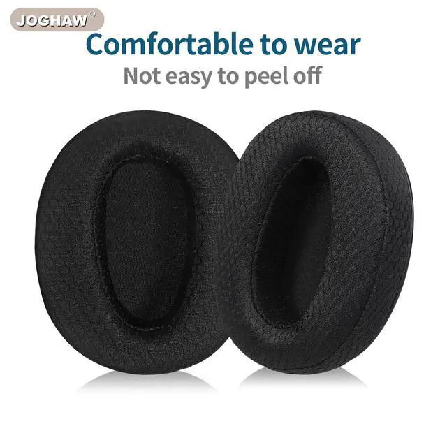 Alt view image 4 of 7 - Replacement Ear Pads for Headphones - Compatible for Sony WH-CH700N/MDR-ZX780/ZX770 | Premium Breathable mesh Cushions with Soft Memory Foam for Comfort - Black