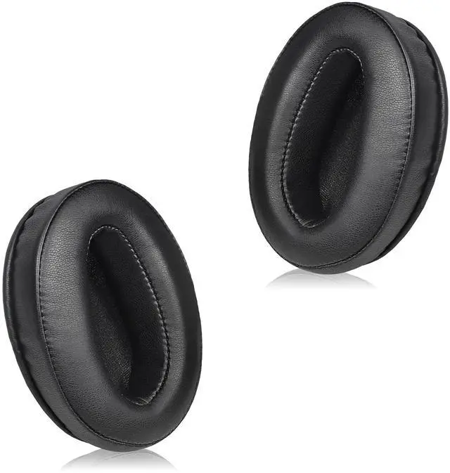 Main image of Replacement Ear Pads for Headphones - Compatible for Sony WH-CH700N/MDR-ZX780/ZX770 | Premium Protein Leather Cushions with Soft Memory Foam for Comfort - Black
