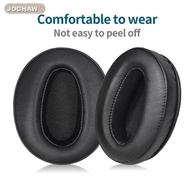 Alt view image 4 of 7 - Replacement Ear Pads for Headphones - Compatible for Sony WH-CH700N/MDR-ZX780/ZX770 | Premium Protein Leather Cushions with Soft Memory Foam for Comfort - Black