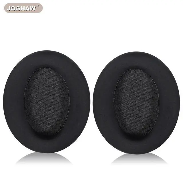Alt view image 2 of 7 - Replacement Ear Pads for Headphones - Compatible for Sony WH-1000xm3 | Premium Ice Silk Cloth Cushions with Soft Memory Foam for Comfort - Black