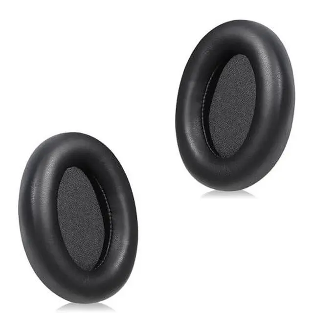 Alt view image 7 of 7 - Replacement Ear Pads for Headphones - Compatible for Sony WH-1000xm3 | Premium Protein Leather Cushions with Soft Memory Foam for Comfort - Black