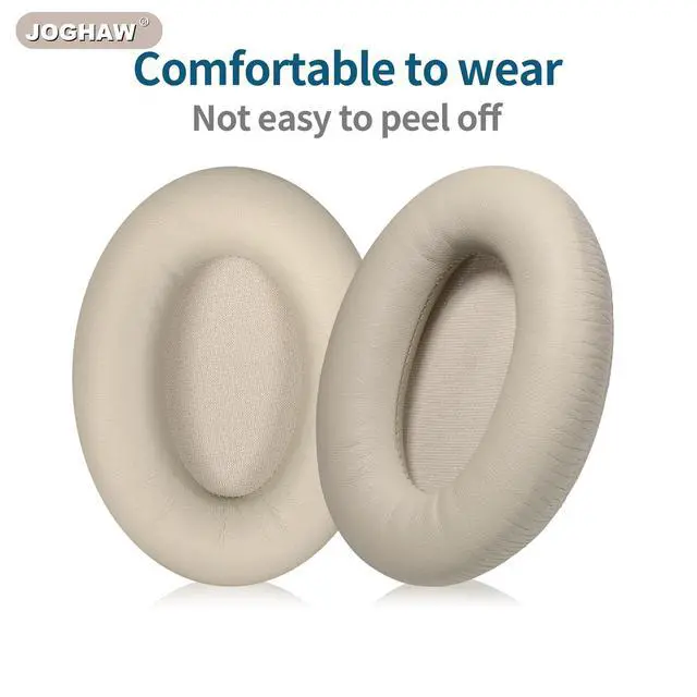 Alt view image 4 of 7 - Replacement Ear Pads for Headphones - Compatible for Sony WH-1000xm3 | Premium Protein Leather Cushions with Soft Memory Foam for Comfort - Gold