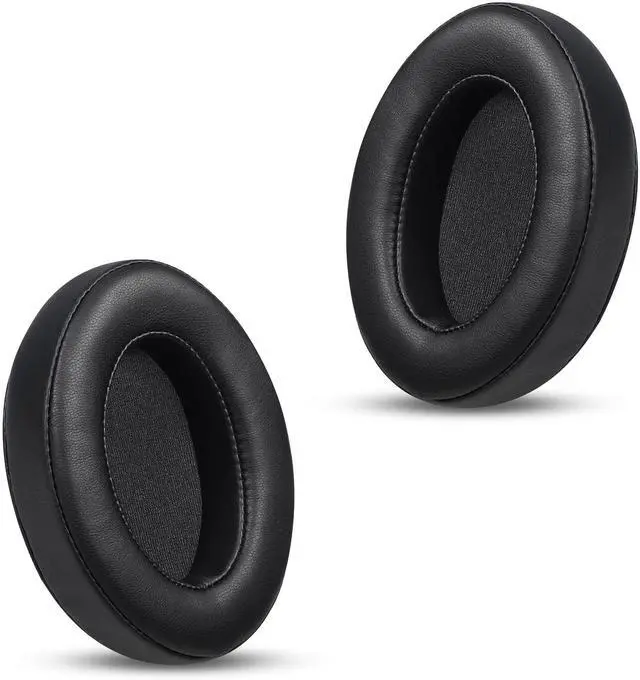 Main image of Replacement Ear Pads for Headphones - Compatible for Sony WH-1000xm3 | Premium Protein Leather Cushions with Soft Memory Foam for Comfort - Black