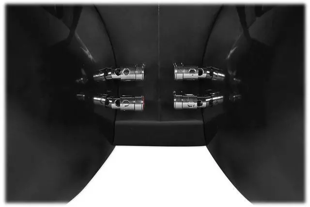 Alt view image 5 of 7 - DWB80B Dual 8" Black Marine Wakeboard Tower Speakers, 2-Pack | 800W Peak / 400W RMS, 1" Titanium Tweeter, 2-Way Crossover, 360° Swivel Bracket, Waterproof, Fits Jeeps/ATVs/UTVs