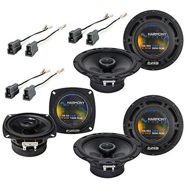 Main image of Fits 1997-2004 Mitsubishi Montero Sport Speaker Package | Rhythm Series 6.5 Inch and 4 Inch Car Drivers, Direct Factory Replacement, Upgraded Sound, Easy Install