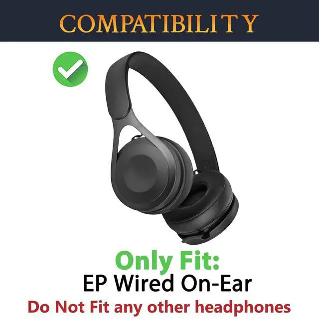 Alt view image 2 of 4 - Professional Ear Pads Cushions Replacement for Beats EP Wired On-Ear Headphones, Ear Pads with High-Density Noise Isolation Foam - EP PL Red
