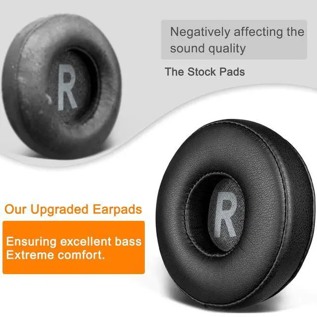 Alt view image 5 of 6 - Professional Ear Pads Cushions Replacement for Beats EP Wired On-Ear Headphones, Ear Pads with High-Density Noise Isolation Foam - EP PL Black