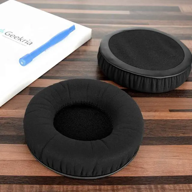 Alt view image 4 of 7 - Comfort Fabric Replacement Ear Pads for Sennheiser Urbanite On-Ear Headphones (Not Compatible with Sennheiser Urbanite XL) Ear Cushions, Repair Parts (Black)
