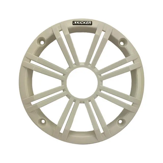 Alt view image 3 of 3 - 6.5" 195 Watt Peak Power Marine OEM Replacement RGB Multicolor LED Boat Audio Speakers (Pair) with White Grilles
