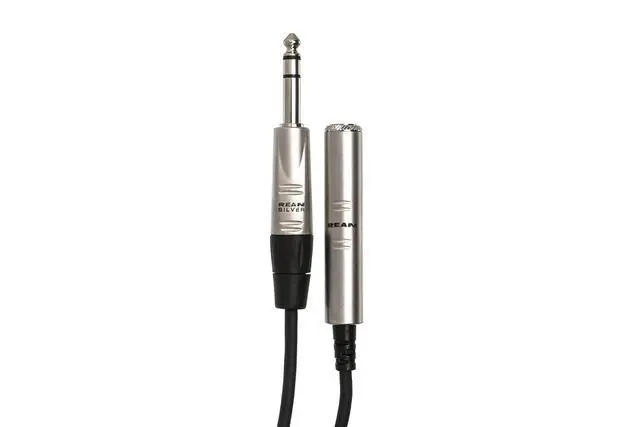 Alt view image 3 of 6 - HXSS-025 Pro Headphone Extension Cable, REAN 1/4 Inches TRS to 1/4 Inches TRS, 25 Feet