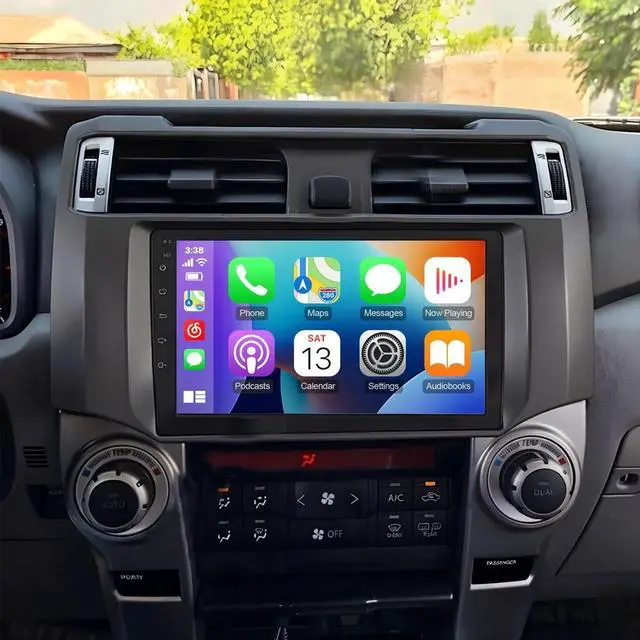 Main image of Car Stereo Radio Fit for Toyota 4Runner 2009-2019, 9 Inch Touch Screen Android 13 Car Radio Receiver with Carplay/Android Auto Support Bluetooth GPS Navigation Backup Camera - 2+32G