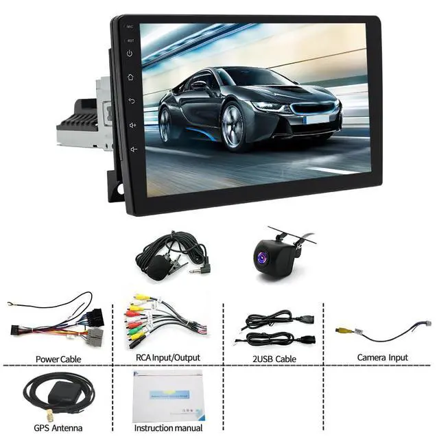 Alt view image 7 of 7 - 2 Din Car Stereo Upgrade Radio for Chrysler 200 200C 200S 2015-19 | Android 14 2G+32G 9" Touchscreen Carplay Android Auto GPS WiFi Bluetooth RDS DSP SWC Mirrorlink Mic Backup Camera