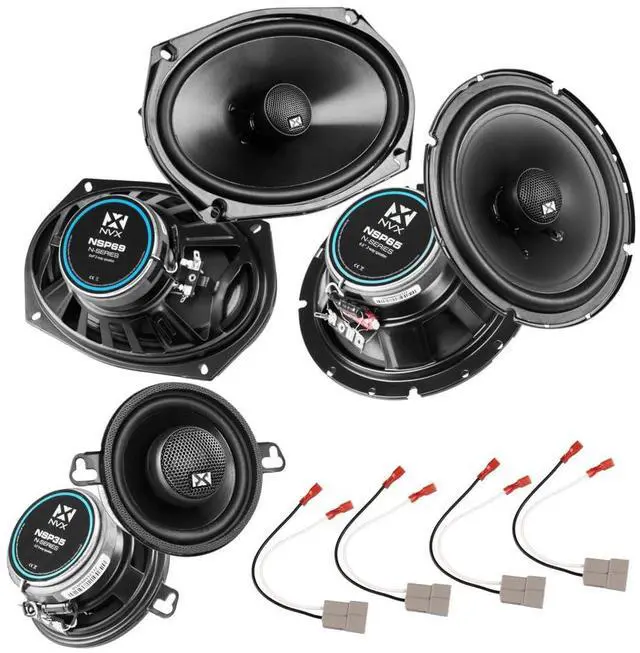 Main image of Complete Speaker Upgrade Kit for Pontiac G8 2008-2009 | Complete Speaker Replacement Package with 3.5", 6.5" and 6x9" Speakers with Harnesses