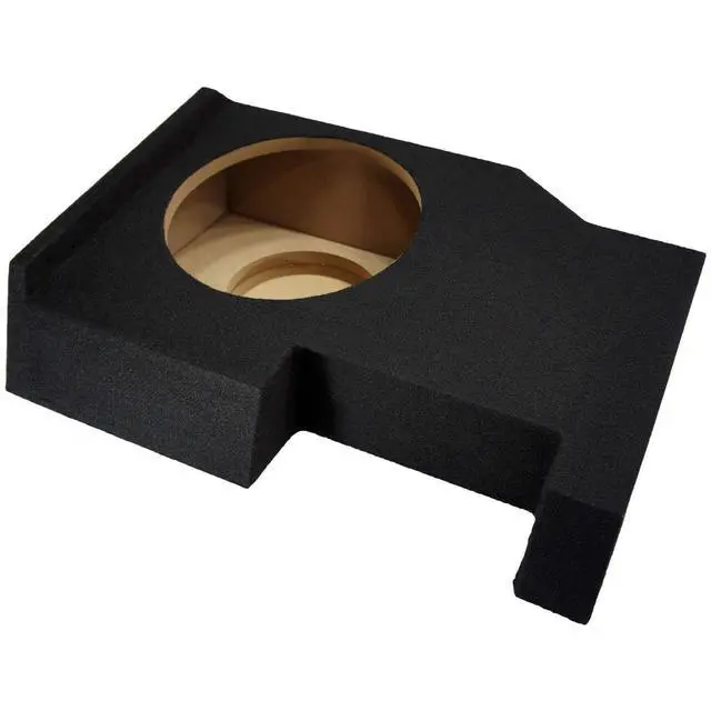 Alt view image 2 of 7 - Alpine S-W12D4 Single 12 Sub Box Bundle Fits 14-18 Chevy Silverado Crew Cab | 12 inch car audio subwoofer and enclosure package, custom truck bass upgrade, vehicle-specific design, easy install