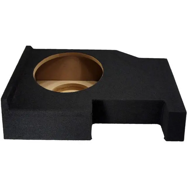 Alt view image 3 of 7 - Alpine S-W12D4 Single 12 Sub Box Bundle Fits 14-18 Chevy Silverado Crew Cab | 12 inch car audio subwoofer and enclosure package, custom truck bass upgrade, vehicle-specific design, easy install