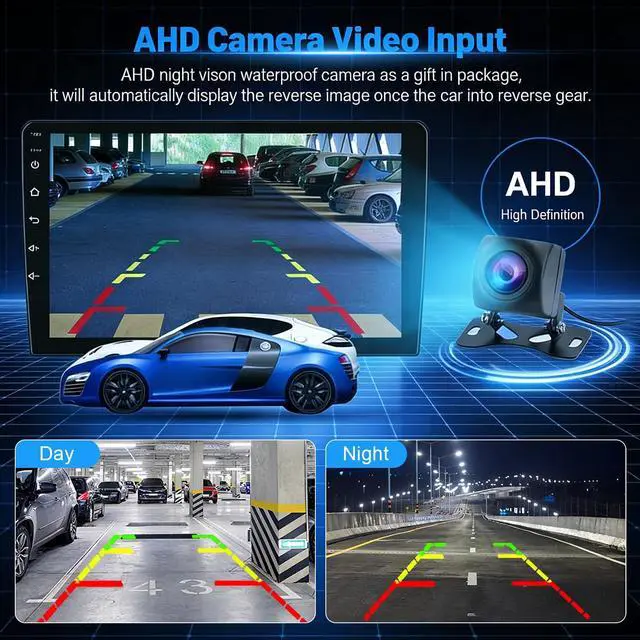 Alt view image 7 of 7 - 2Din Car Stereo Radio for Ford E150 E250 E350 Super Duty 1998-2008 | 2G+32G 7" Touchscreen Wireless Carplay Android Auto GPS WiFi Bluetooth RDS DSP SWC Mirrorlink Mic Backup Camera
