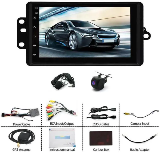 Alt view image 7 of 7 - 5G WiFi Car Stereo for Ford F-250 F-350 1998 1999 2000 2001 2002 2003 2004 with Wireless CarPlay Android Auto, 7inch Android 14 Touchscreen Stereo for F-250 F-350 Bluetooth GPS FM/SWC Backup Camera