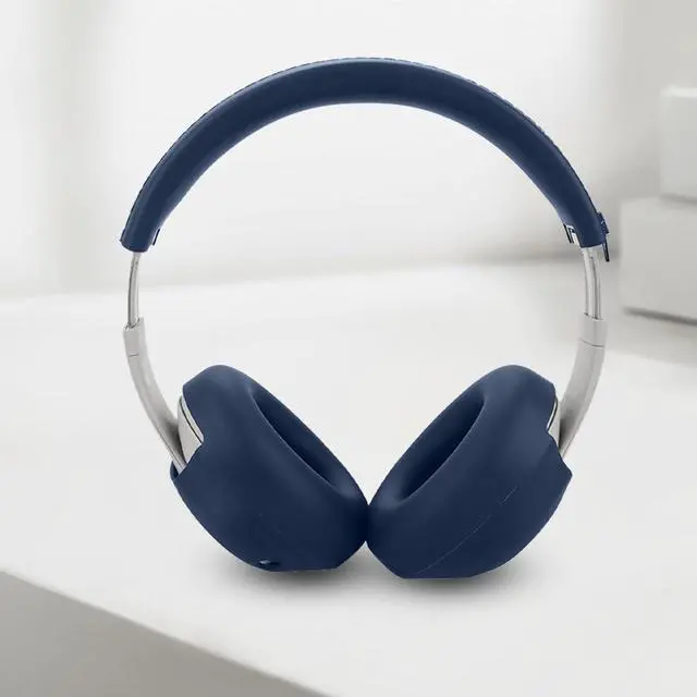 Alt view image 7 of 7 - Studio Pro Silicone 2-in-1 Sweat Case Cover Set with Anti-Scratch Ear Pad Covers & Zipper Headband Cover Compatible with Beats Studio Pro Wireless HeadphonesBlue