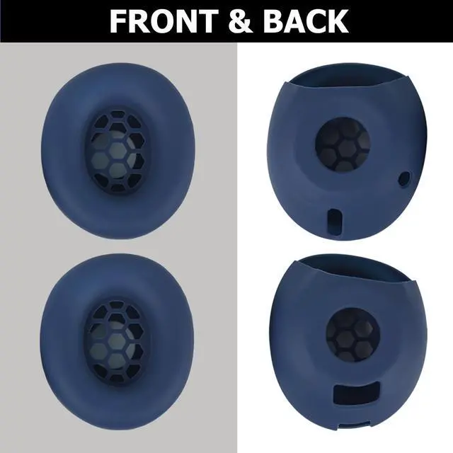 Alt view image 6 of 7 - Studio Pro Silicone 2-in-1 Sweat Case Cover Set with Anti-Scratch Ear Pad Covers & Zipper Headband Cover Compatible with Beats Studio Pro Wireless HeadphonesBlue
