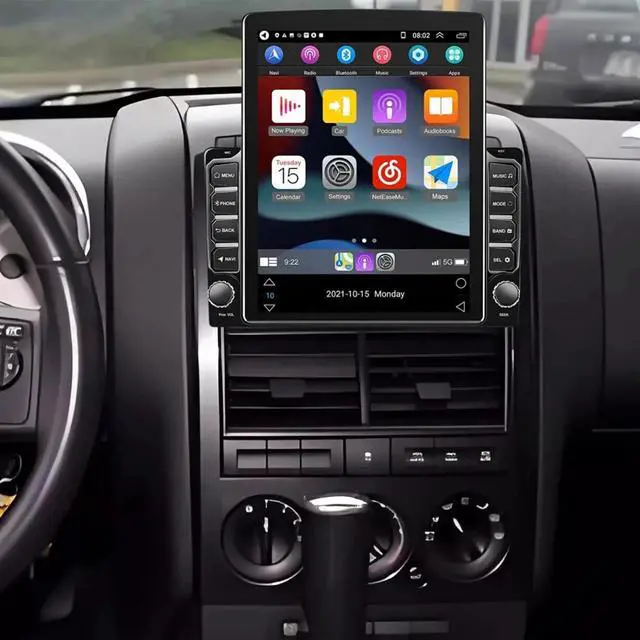 Main image of 9.7 inch Touchscreen Car Stereo Fit for Ford Explorer 2006-2010, Android 13 Double Din Car Radio with Carplay & Android Auto in-Dash Navigation BT Mirror Link WiFi Backup Camera 2+32G