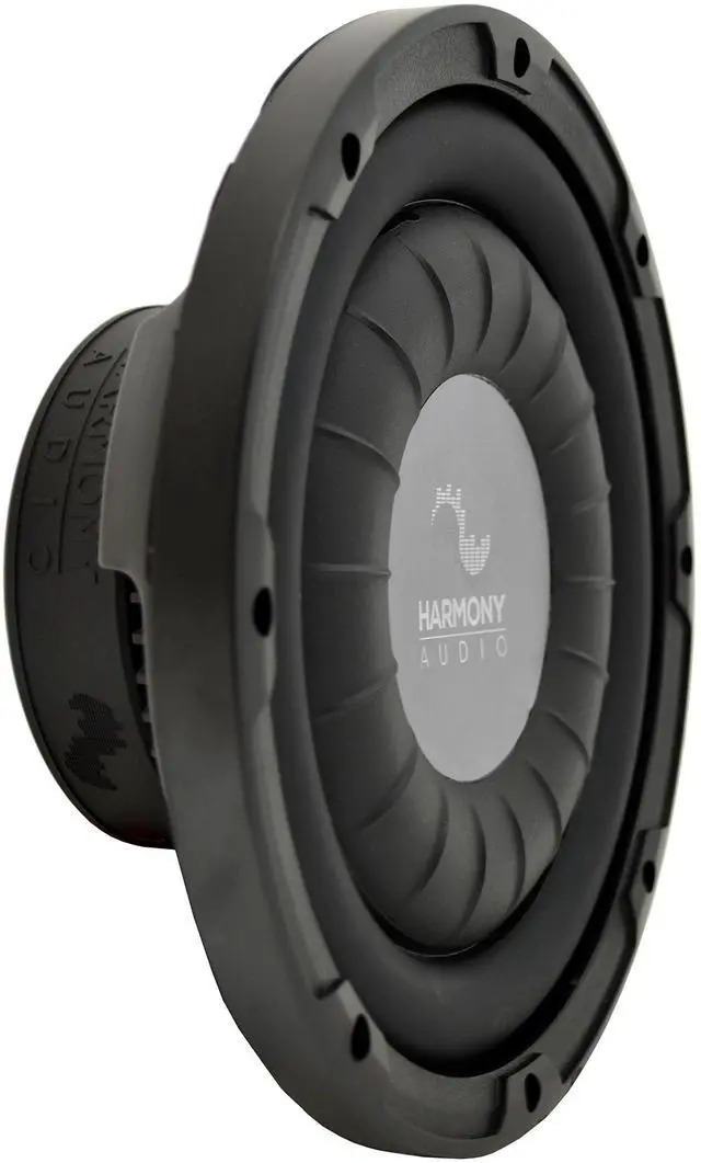 Alt view image 5 of 7 - HA-F104 Compatible with Chevy Silverado Crew Cab Truck 2014-2018 Car Stereo Flatline Series 10" Sub 700W Single 4 Ohm Subwoofer and GM2X10-CREW14UP Dual 10" Sub Box Subwoofer Enclosure