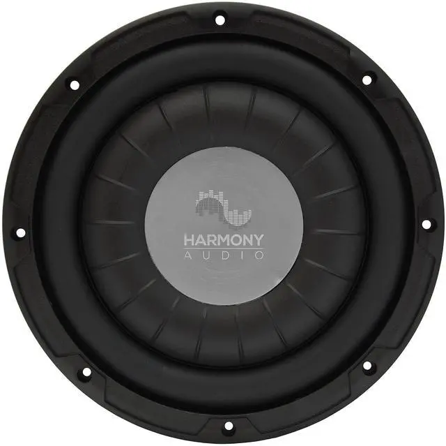 Alt view image 6 of 7 - HA-F104 Compatible with Chevy Silverado Crew Cab Truck 2014-2018 Car Stereo Flatline Series 10" Sub 700W Single 4 Ohm Subwoofer and GM2X10-CREW14UP Dual 10" Sub Box Subwoofer Enclosure