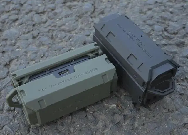 Alt view image 5 of 7 - Fatbear Shockproof Heavy Duty Cover for Panasonic Technics EAH-AZ100 (Green)