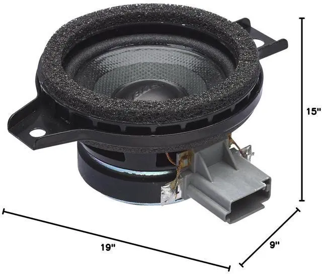 Alt view image 7 of 7 - OE Series Direct Replacement Speakers with Front Tweeters Compatible with Chevy Avalanche 07-13