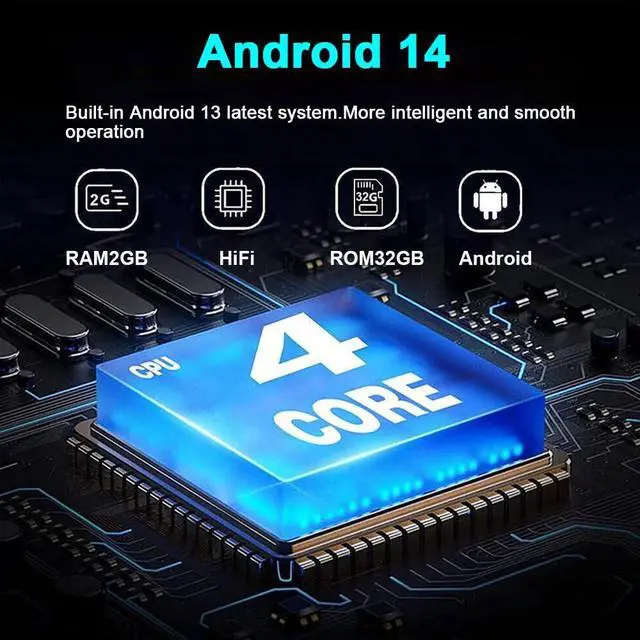 Alt view image 6 of 7 - 7 Car Stereo Radio for Toyota 86/GR86 2013 2014 2015 2016 2017 2018 2019 2020, Touch Screen Wireless Carplay Android 14 Auto with Head Unit WiFi GPS Bluetooth AHD Backup Camera Microphone