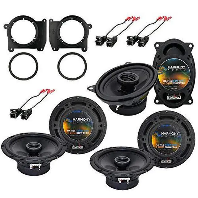 Main image of Fits GMC Envoy 1998-2001 6.5 and 4x6 Speaker Package | Restores worn factory sound, includes both replacement sizes, bolt-in OEM style install, first gen upgrade pick, covers 1999