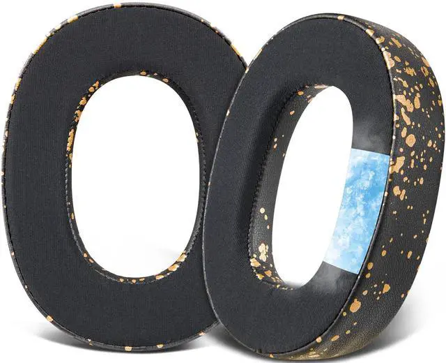 Main image of Cooling Gel Replacement Ear Pads Cushions for Jabra Elite 85h Wireless Over-Ear Headphones, Earpads with Soft Noise Isolation Foam - Black Gold