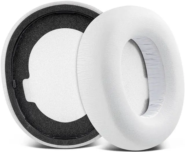 Main image of Replacement Earpads for Steelseries Arctis Nova Pro Wireless/Arctis Nova Elite Headphones, Ear Pads Cushions with Noise Memory Isolation Foam, Added Thickness - White