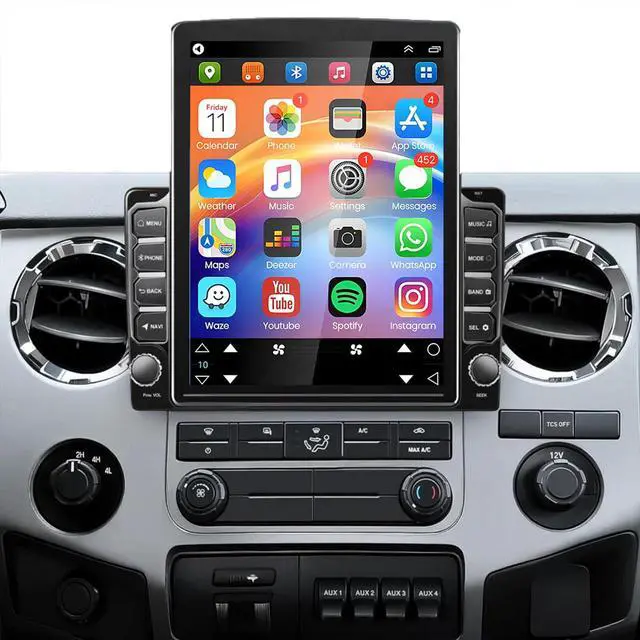 Main image of 9.7 inch Touchscreen Car Stereo Fit for Ford F250 F350 2006-2014, Android 13 Double Din Car Radio with Carplay & Android Auto in-Dash Navigation BT Mirror Link WiFi Backup Camera 2+32G