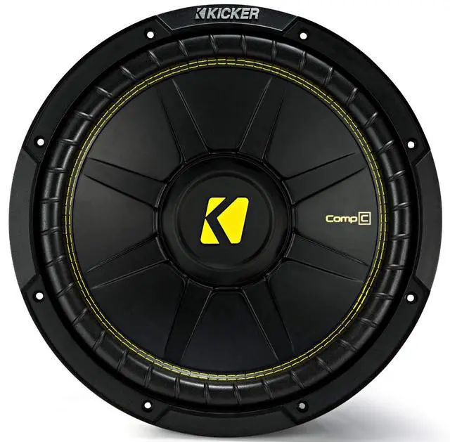 Alt view image 3 of 4 - 44CWCS104 CompC 10" Subwoofer Pair Single Voice Coil 4 Ohm Subs | Everyday bass value set of 2, lightweight rigid cones, clean punchy low end, SVC simple hookup and box fit, 10 inch size