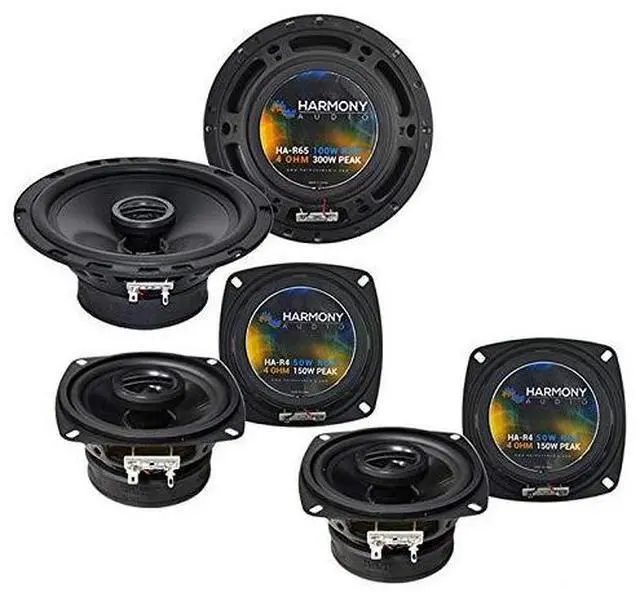 Main image of Fits Toyota Land Cruiser 1993-1996 R65 6.5" and 4" Speakers | Complete car replacement package, crisp highs solid midbass, direct bolt-in install, revives dull stock sound, 6.5 inch size