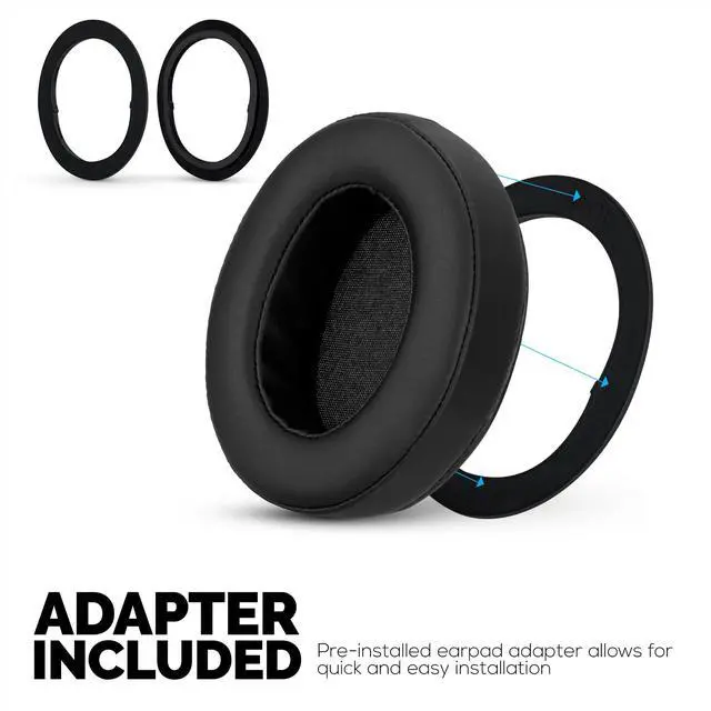 Alt view image 4 of 7 - Thick Upgraded Earpads for Steelseries Arctis Nova Pro, Elite and Pro Omni Wireless Headphones - Memory Foam with PU Leather Material