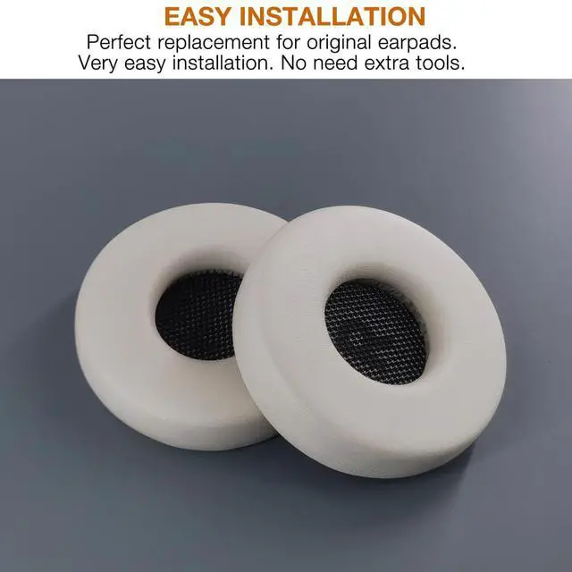 Alt view image 3 of 4 - Replacement Earpad for beyerdynamic AVENTHO 100 Headphones,Cream | Protein Learther Skin With Memory Foam Inside