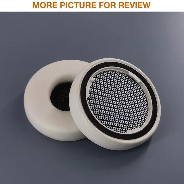 Alt view image 4 of 4 - Replacement Earpad for beyerdynamic AVENTHO 100 Headphones,Cream | Protein Learther Skin With Memory Foam Inside