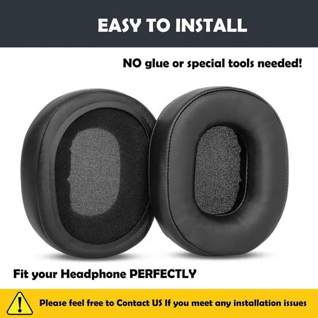 Alt view image 4 of 6 - Echelon 25xt Earpads Cushions Replacement Compatible with Telex Echelon 25xt Stratus 30xt 50d Pilot Headphones Earpads with Softer Protein Leather/Memory Foam