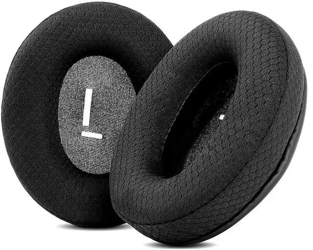 Main image of Professional Replacement Earpads for Mpow 059, H1, H5 Bluetooth Headphones - Earpads with Breathable Fabric & Foam - Headphone Earpad - Earpad - Headphone-Replacement-Earpads - Black