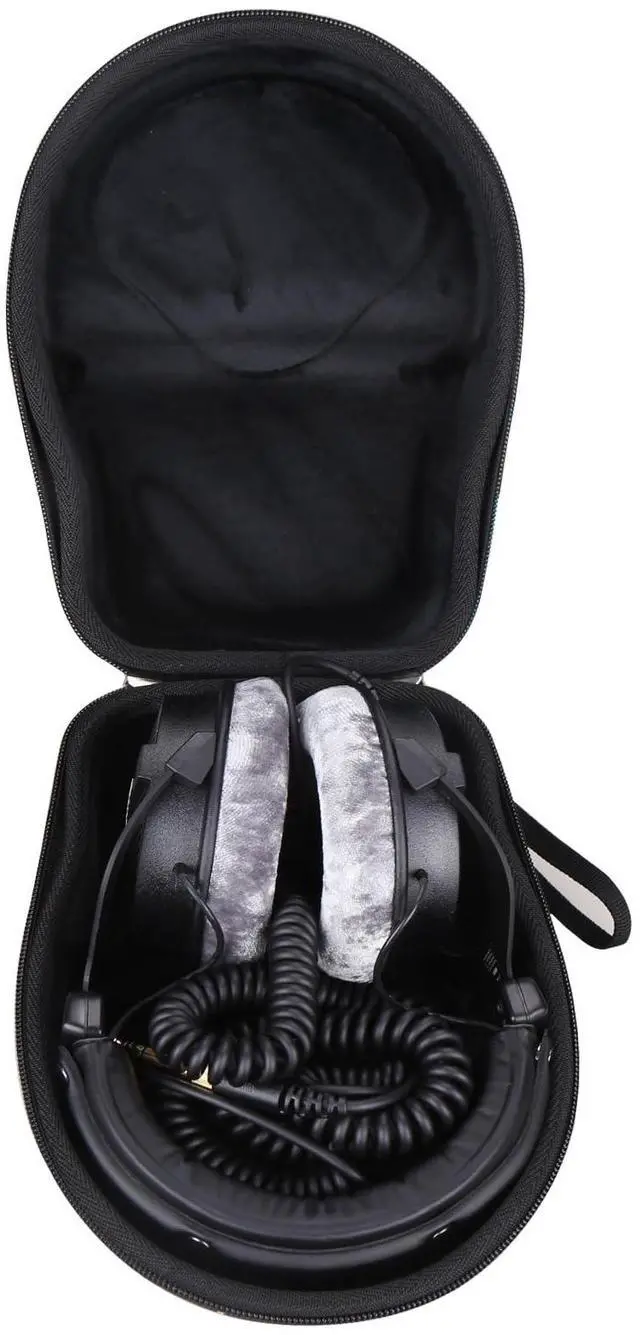Alt view image 2 of 7 - Hard Portable Case Compatible with Beyerdynamic DT 990 PRO/DT 770 PRO Open Studio Headphone, Case Only (Black)