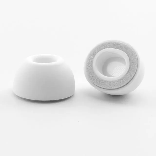 Alt view image 5 of 6 - Replacement Foam Ear Tips for AirPods Pro 3 Silicone Shield | 3 Pairs (Gray, Assorted S/M/L), Ultimate Comfort, Compatible with AirPods Pro 3rd Generation 2025