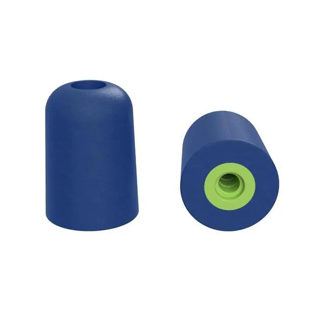 Alt view image 6 of 6 - Trilogy Metal Detectable Eartips Variety Pack (6 Pairs) | Metal grommet for detection, blue foam eartips, threaded core, designed for metal-detectable PPE environments