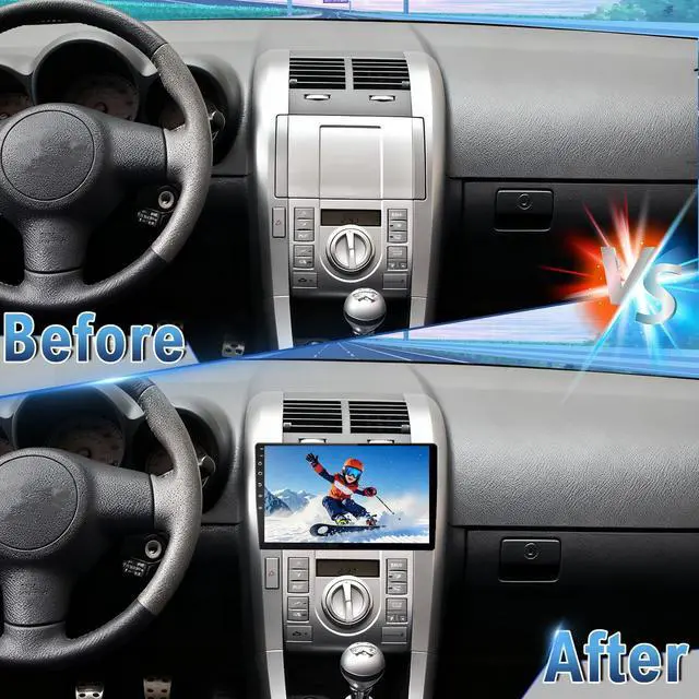Alt view image 2 of 7 - Android 14 Car Stereo Upgrade Radio for Scion TC 2005 2006-2010 | 4G+64G 10.1" Touchscreen w/Wireless Carplay Android Auto GPS WiFi Bluetooth RDS DSP SWC Mirrorlink Mic Backup Camera