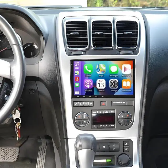 Main image of 8 inch Touchscreen Car Stereo Fit for GMC Acadia 2007-2012, Android 13 Double Din Car Radio with Carplay & Android Auto in-Dash Navigation BT Mirror Link WiFi 2+64G